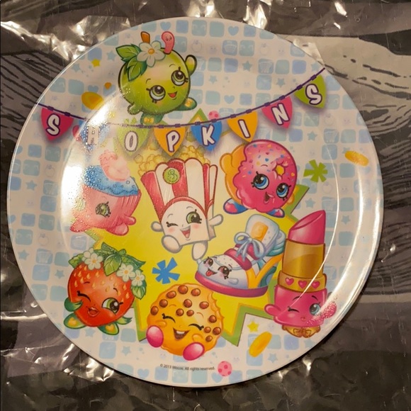 Kids Shopkins Plate and Bowl Set - Picture 1 of 6